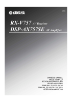 Yamaha RXV-757 - Owners Manual-2 